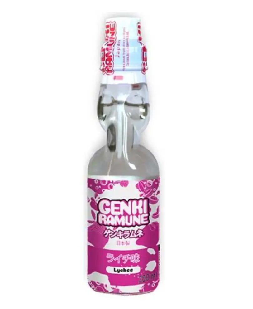 GENKI RAMUNE Boisson Litchi - Oishii Mart