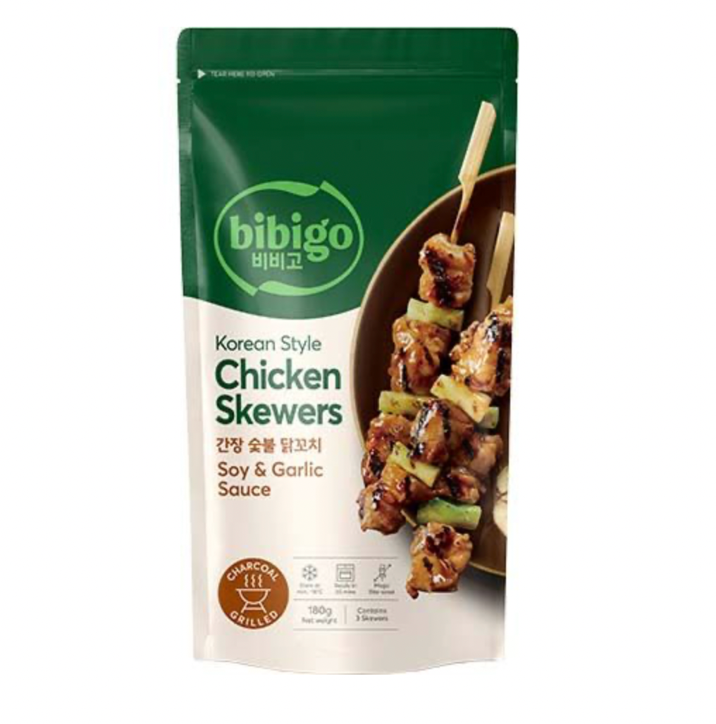 BIBIGO Brochettes de Poulet Soja & Ail