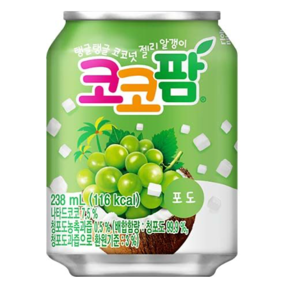 HAITAI Boisson au Raisin&Nata de Coco Coco Palm