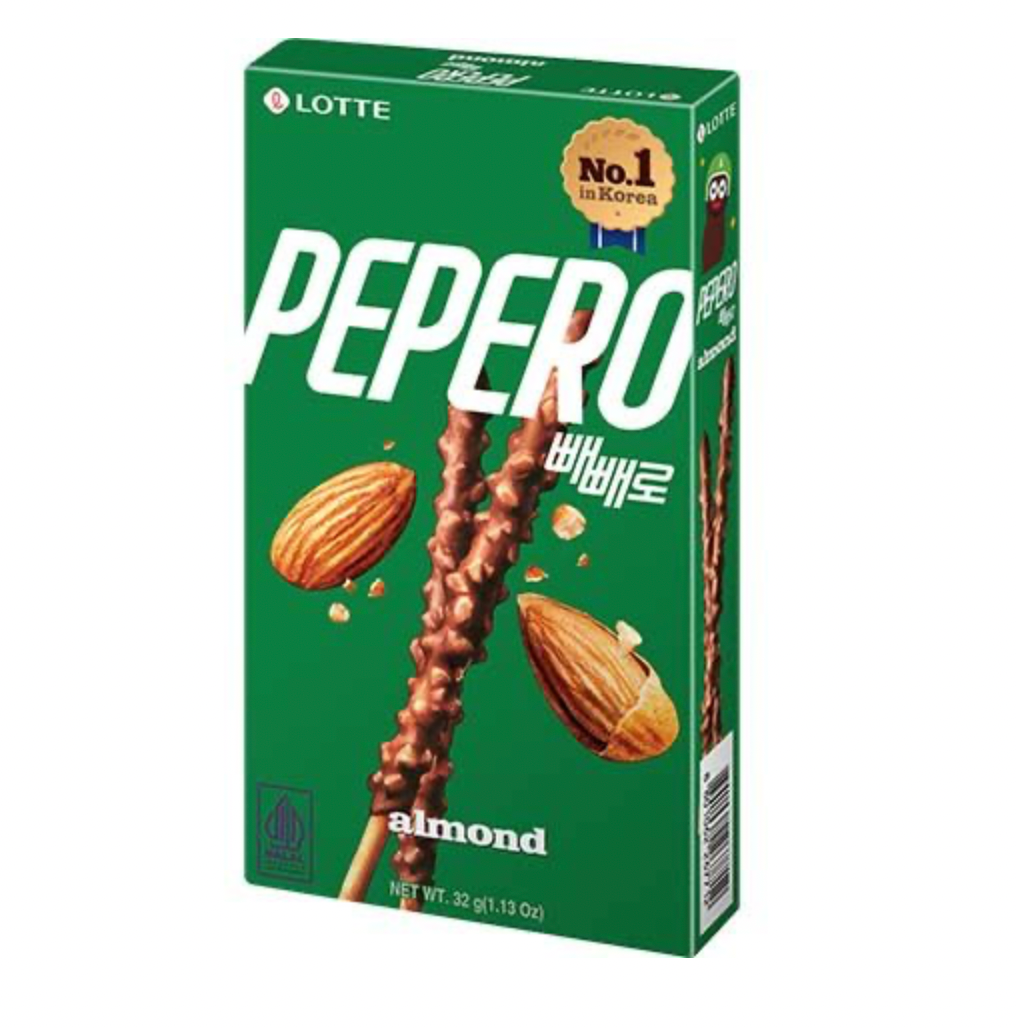 LOTTE PEPERO Bâtonnets de Biscuit Amande
