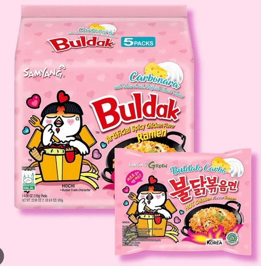 Samyang carbonara paquet de 5 - Oishii Mart