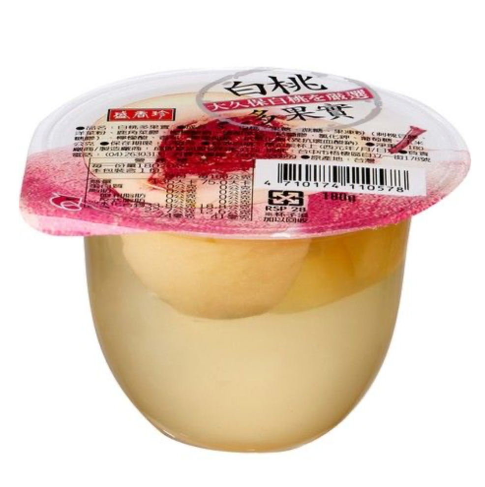 SHENG XIANG ZHEN  Gelée de Fruits (Pêche blanche) - Oishii Mart