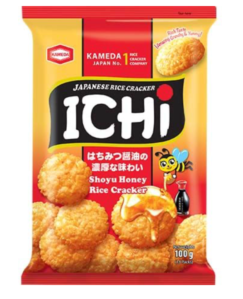 ICHI  Cracker de Riz Shouyu avec Miel - Oishii Mart