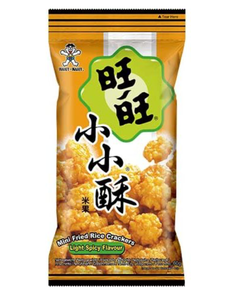 WANT WANT  Crackers de Riz Légèrement Épicés Mini - Oishii Mart