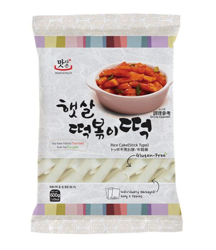 MATAMUN  Gâteaux de Riz Coréens Bâtons - Oishii Mart