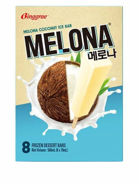 BINGGRAE  Melona Barre de Glace à la Noix de Coco