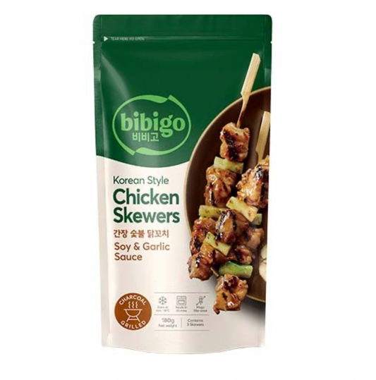 BIBIGO  Brochettes de Poulet Soja & Ail